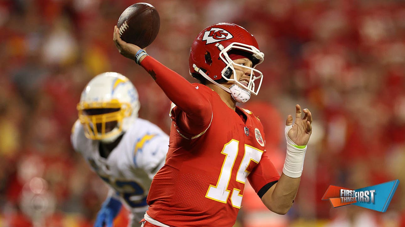 Patrick Mahomes throws 2 TDs in Chiefs win vs Chargers | FIRST THINGS FIRST