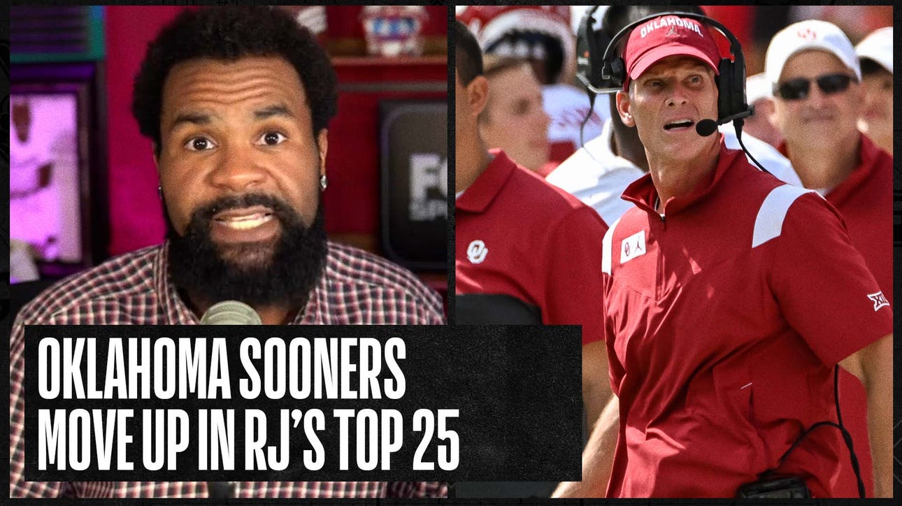 Oklahoma moves up to 4 in RJ's Top 25 | Number One College Football Show