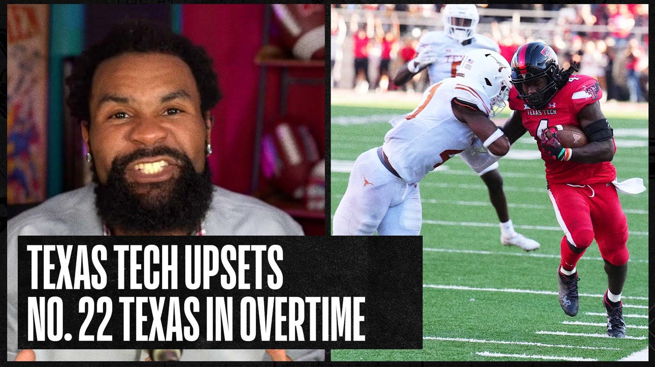 Texas Tech upsets No. 22 Texas in overtime — RJ Young reacts | Number One College Football Show