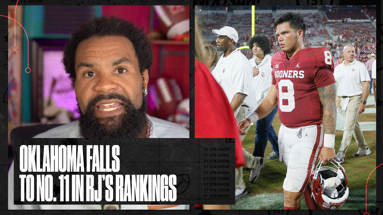 Oklahoma falls to 11 in RJ's Top 25 | Number One College Football Show