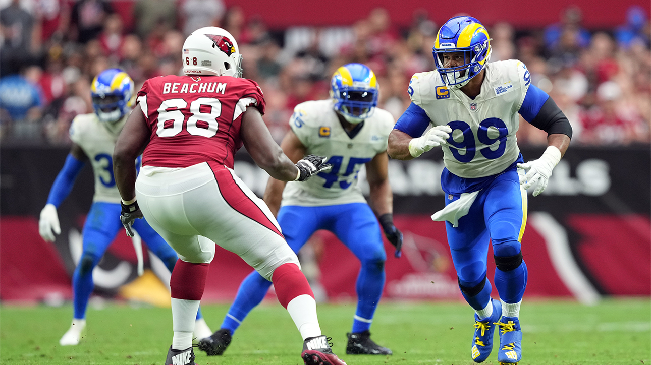 Rams' Aaron Donald registers 100th career sack in win over Cardinals