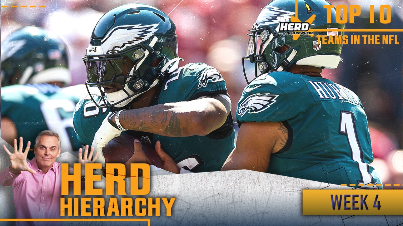 Herd Hierarchy: Eagles, Bills highlight Colin's Top 10 into Week 4 | THE HERD