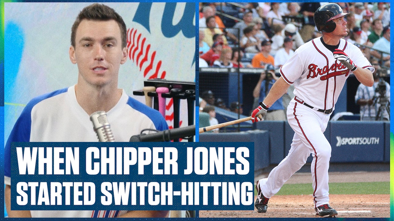 Atlanta Braves' Chipper Jones was HOW old when he started switch hitting?! | Flippin' Bats