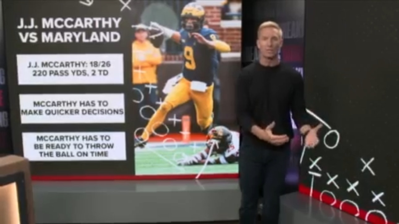 Joel Klatt breaks down J.J. McCarthy's performance in Michigan's win over Maryland | Breaking the Huddle with Joel Klatt