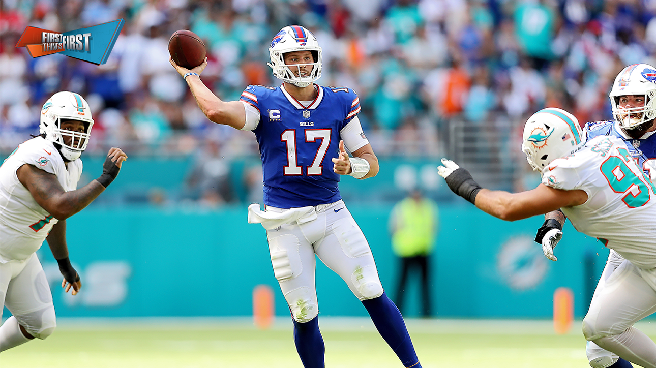 Josh Allen, Bills face NFL TD leader Lamar Jackson & Ravens in Week 4 | FIRST THINGS FIRST