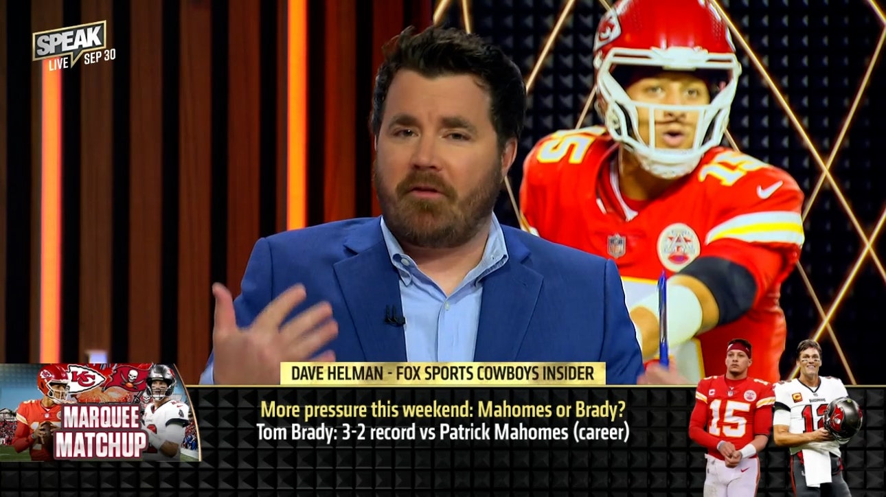 Is Tom Brady or Patrick Mahomes under more pressure on Sunday Night Football? | NFL | SPEAK
