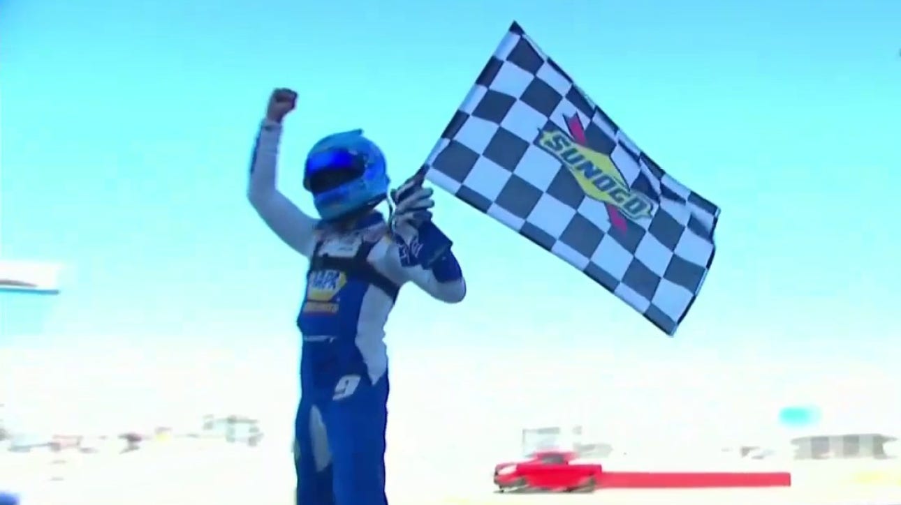 Chase Elliott wins in WILD finish at Talladega