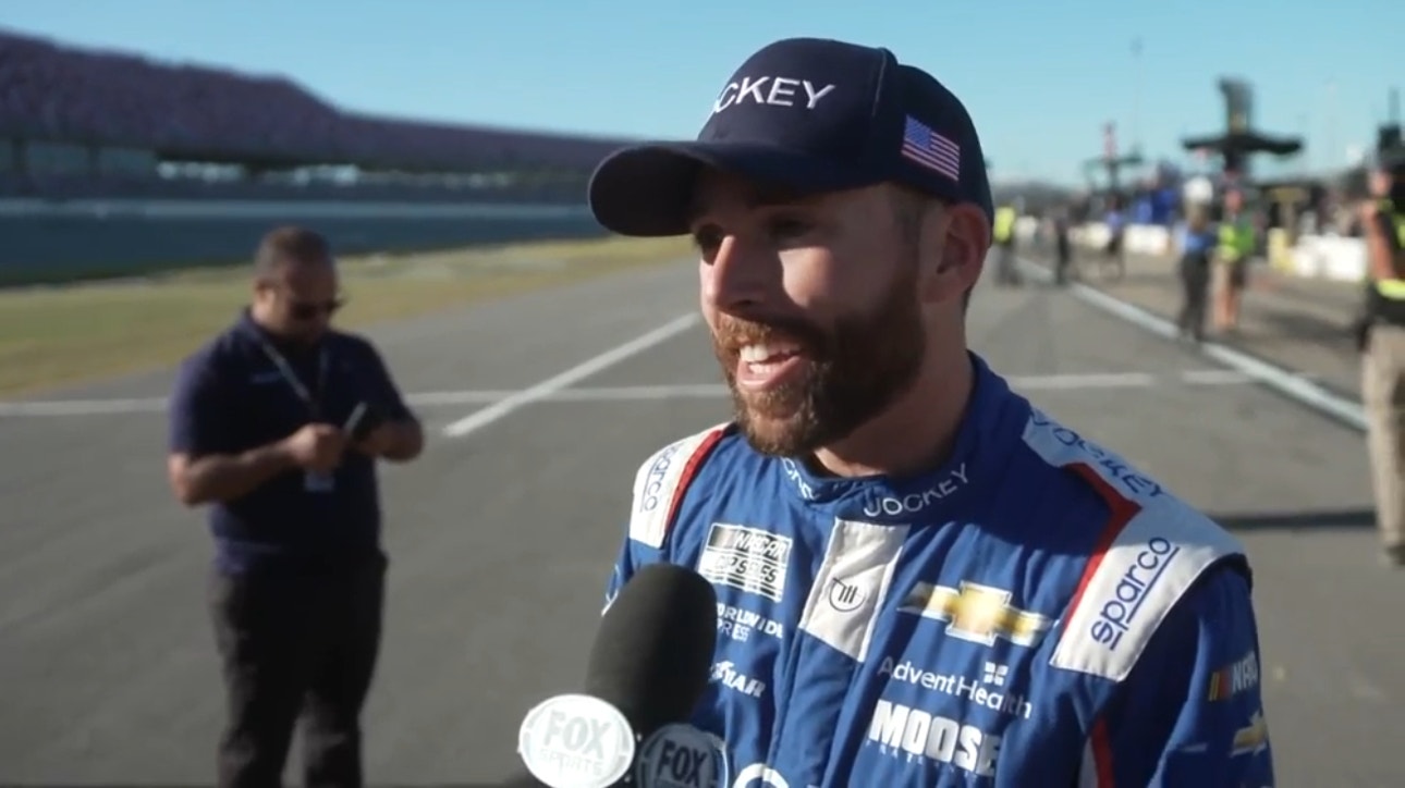 Ross Chastain after his fourth place finish at Talladega