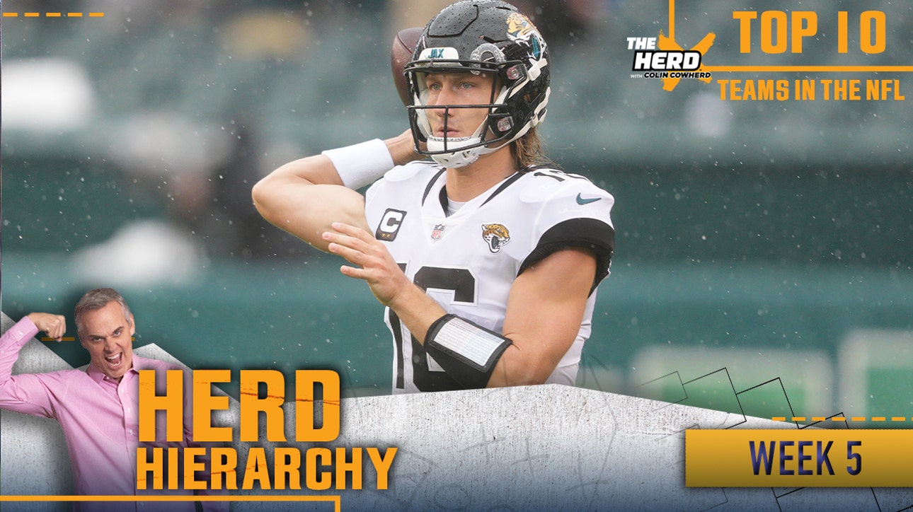 Herd Hierarchy: Jaguars, Eagles highlight Colin's Top 10 teams into Week 5 | THE HERD