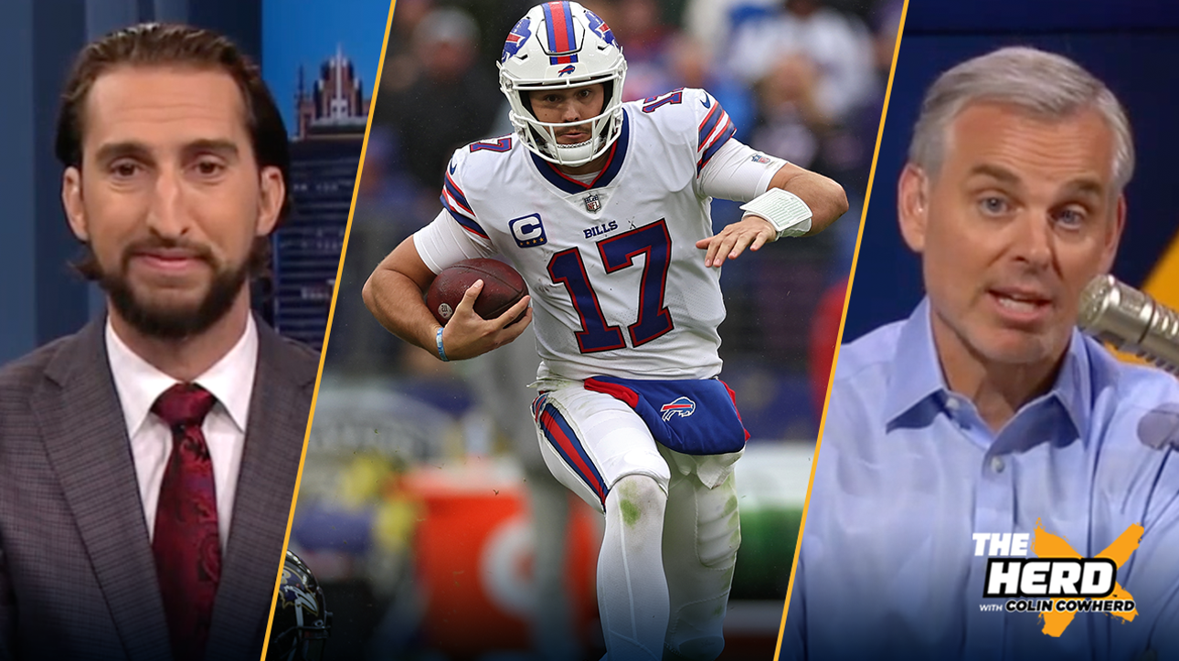 Josh Allen running for Bills' offense is risky per Nick Wright | THE HERD