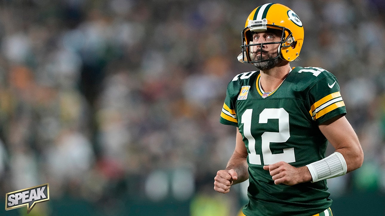 Aaron Rodgers addresses Packers young WRs ahead of matchup vs. Giants | SPEAK
