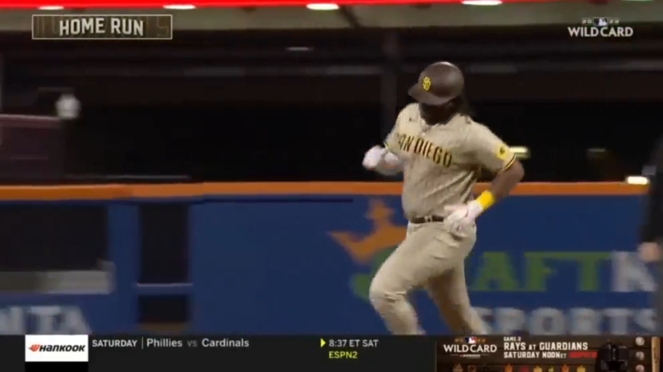 Padres take a 2-0 lead over Mets after Josh Bell crushes a two-run home run