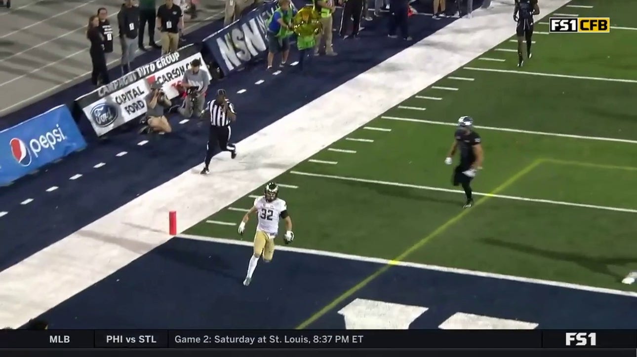 Colorado State takes an early 7-0 lead after Ayden Hector takes an interception to the house, 21 yards for a TD