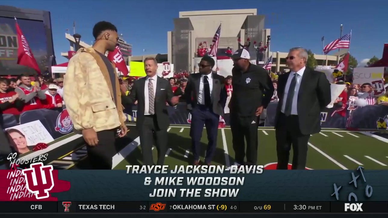 Indiana's Trayce Jackson-Davis and Coach Mike Woodson join 'Big Noon Kickoff'