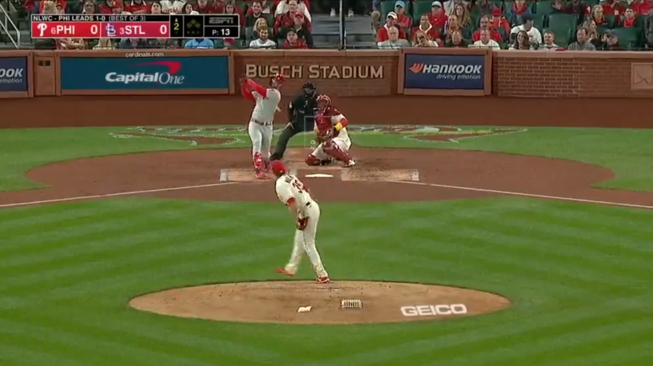 Bryce Harper solo home run gives Phillies the 1-0 lead