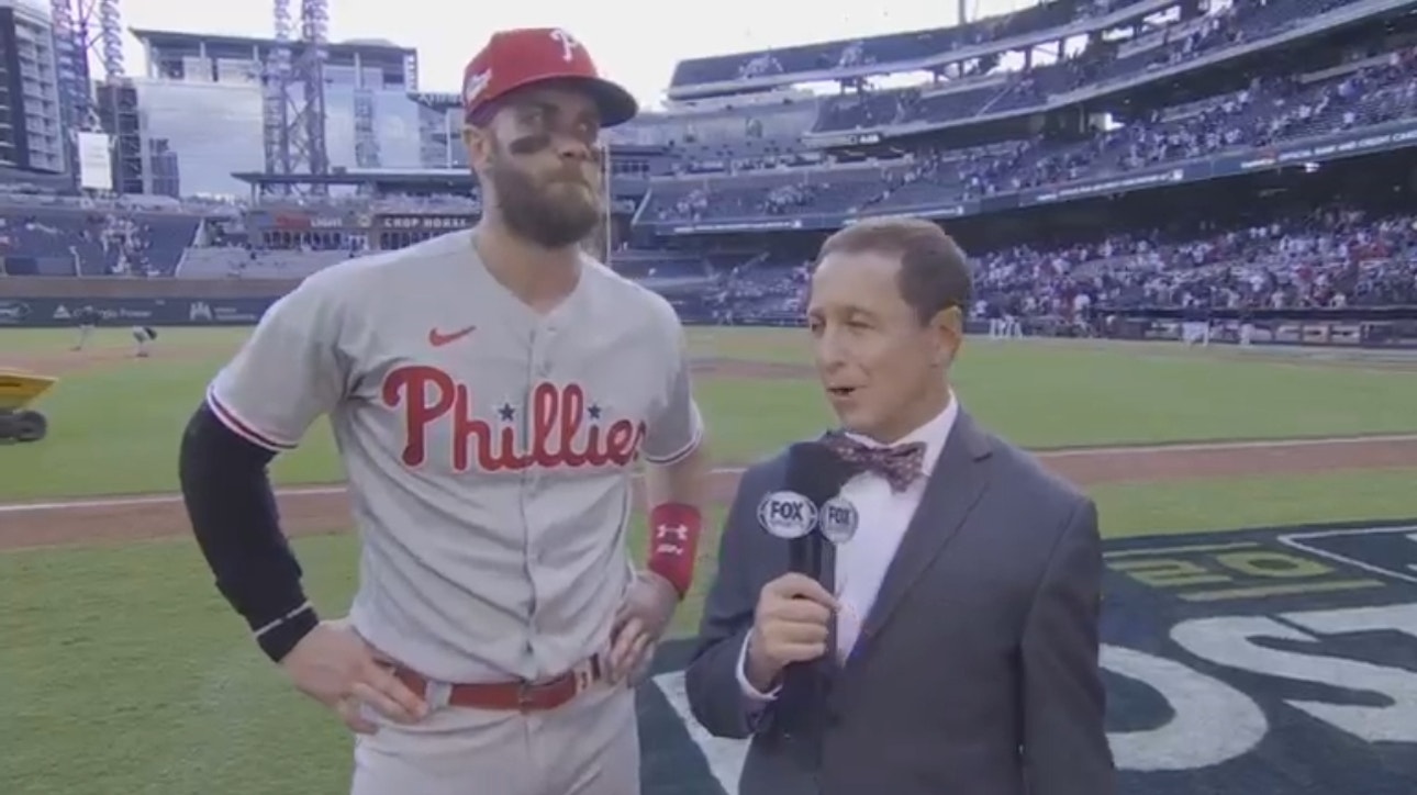 Bryce Harper on where he feels his bat is at after coming back from injury