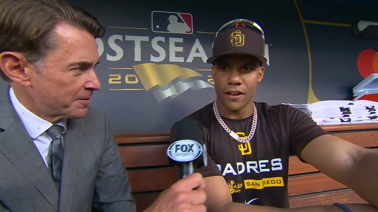 Padres' Juan Soto explains why his team is ready for the Dodgers before their NLDS game one