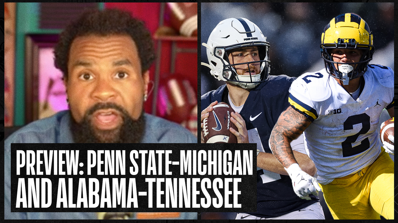 Penn State-Michigan and Alabama-Tennessee week 7 preview - ft. Geoff Schwartz | Number One CFB Show