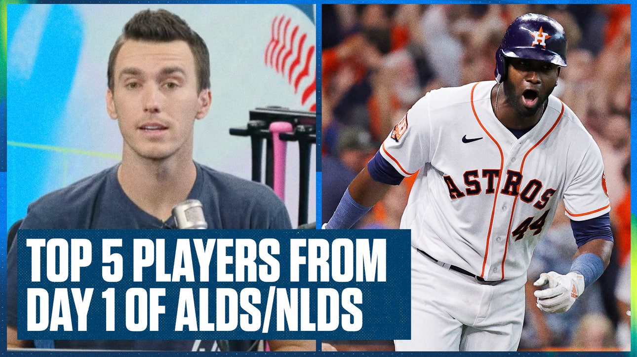 Astros' Yordan Alvarez headlines the Top 5 Players from Day 1 of the ALDS/NLDS |Flippin_Bats