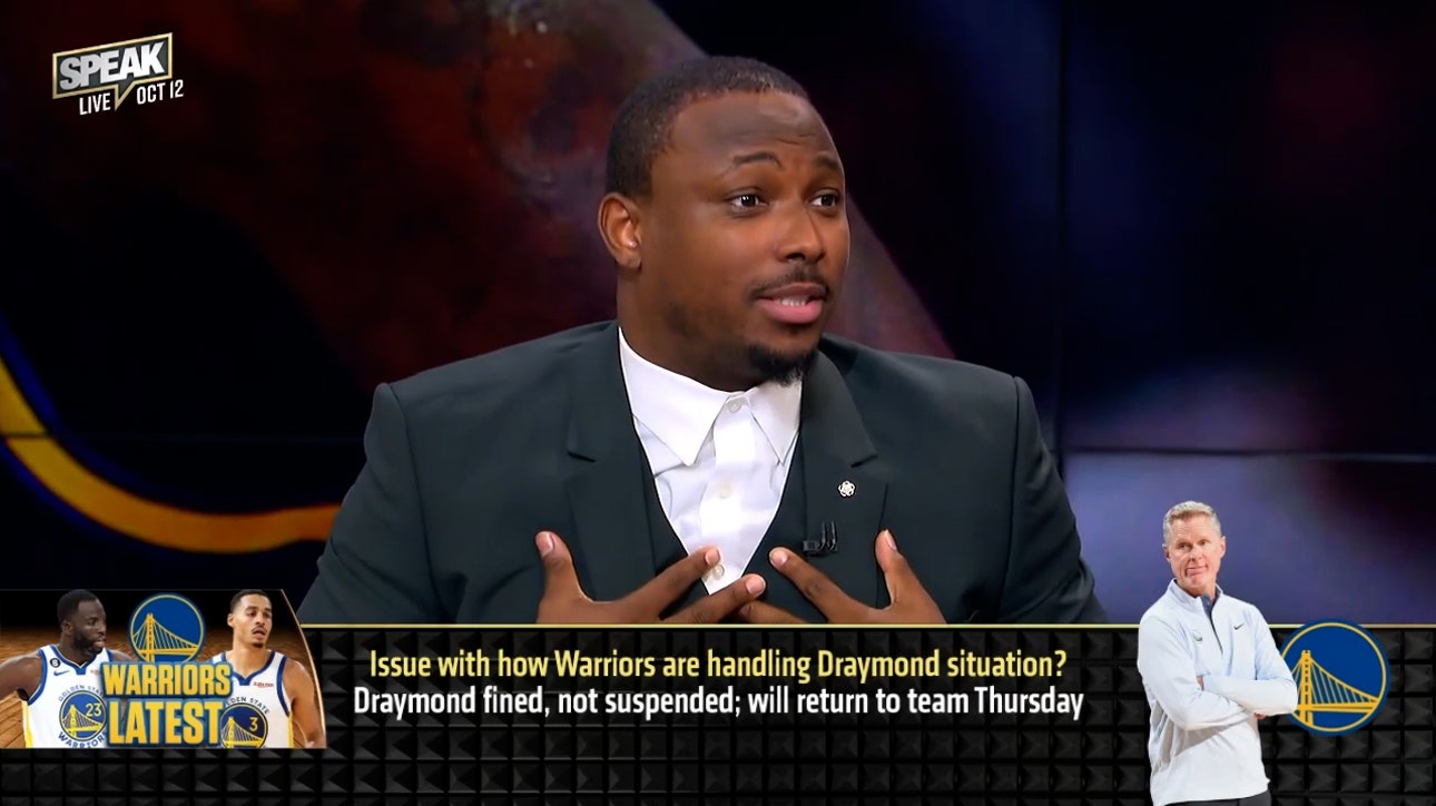 Should there be issue with how Warriors are handling Draymond Green situation? | NBA | SPEAK