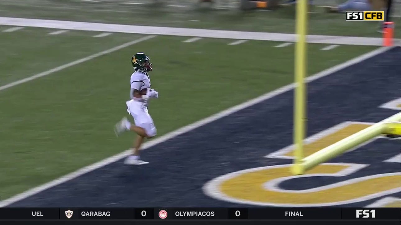 Baylor's Blake Shapen finds Gavin Holmes for a 35-yard TD to extend lead over Mountaineers 17-7