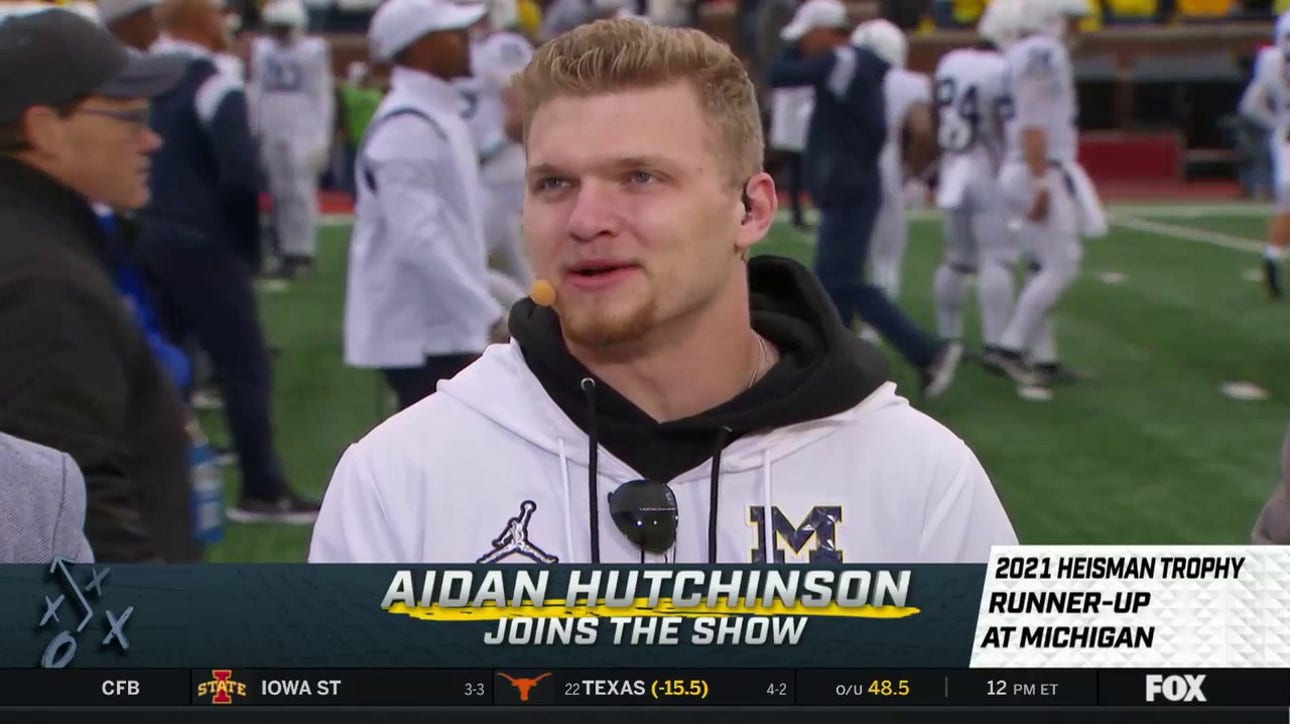 Aidan Hutchinson joins to talk Michigan's matchup with Penn State and the Detroit Lions' season