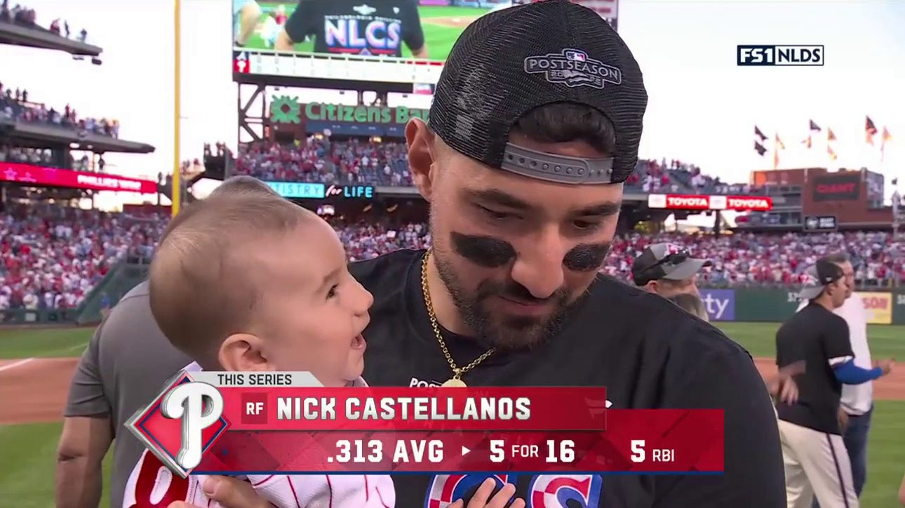 'We have eight wins left to get' – Nick Castellanos shares his excitement and winning mentality after NLDS win
