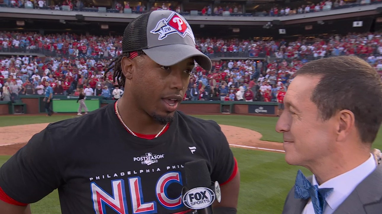 'I've never been in a stadium so electric' — Jean Segura speaks with Ken Rosenthal after Phillies advance to NLCS
