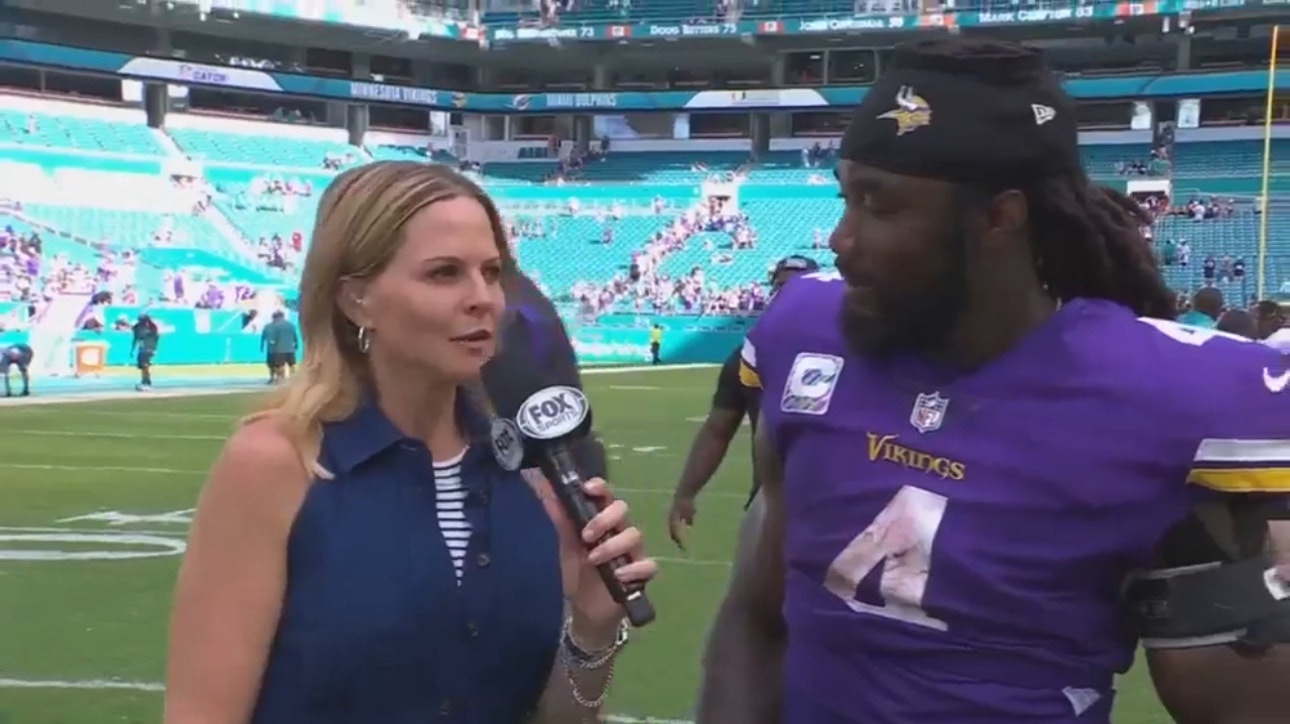 'The win is the only thing that's important to me!' - Dalvin Cook reacts to Vikings' victory over the Dolphins