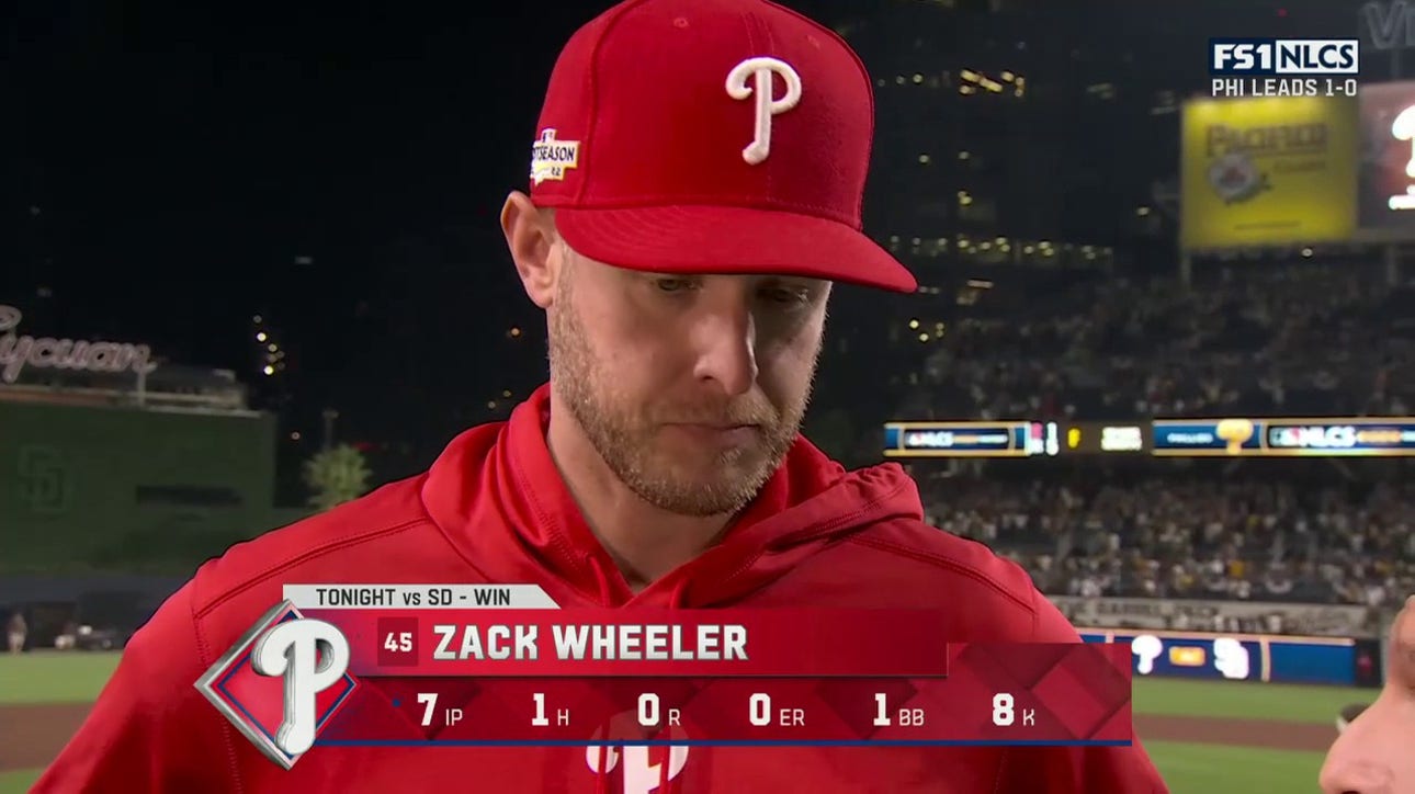 Phillies' Zack Wheeler speaks with Ken Rosenthal on his impressive performance in NLCS Game 1
