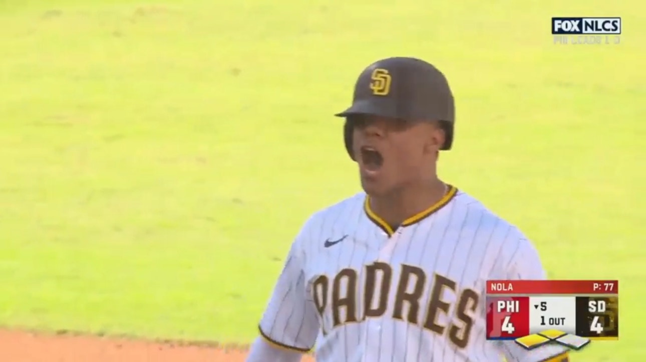 Juan Soto and Brandon Drury propel the Padres to take the lead 7-4 against the Phillies