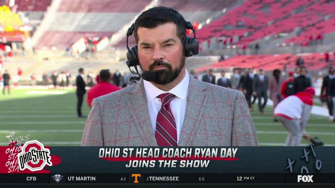Ohio State head coach Ryan Day joins the 'Big Noon Kickoff' crew