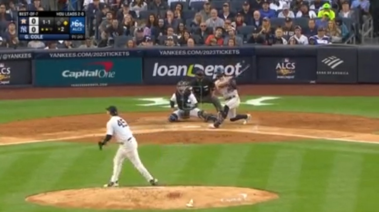 Chas McCormick hits a two-run home run to give the Astros an early 2-0 lead