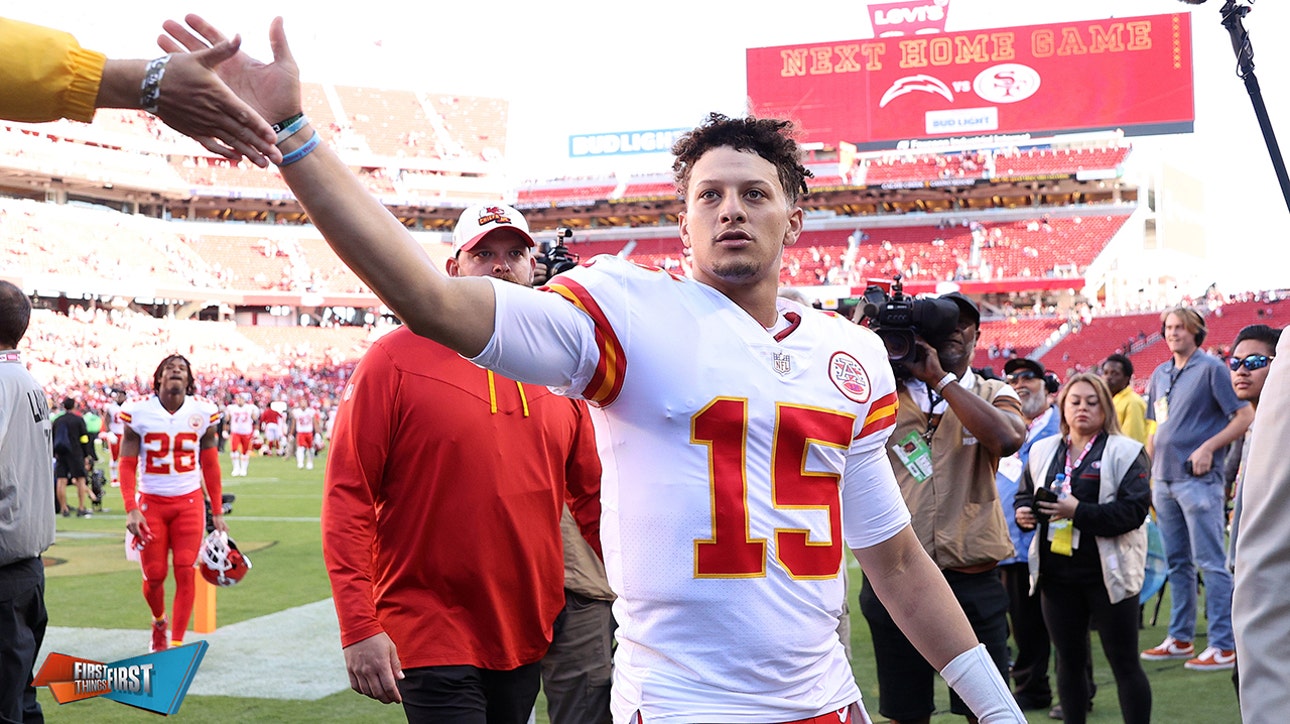 Patrick Mahomes, Chiefs offense dismantle 49ers in Week 7 | FIRST THINGS FIRST