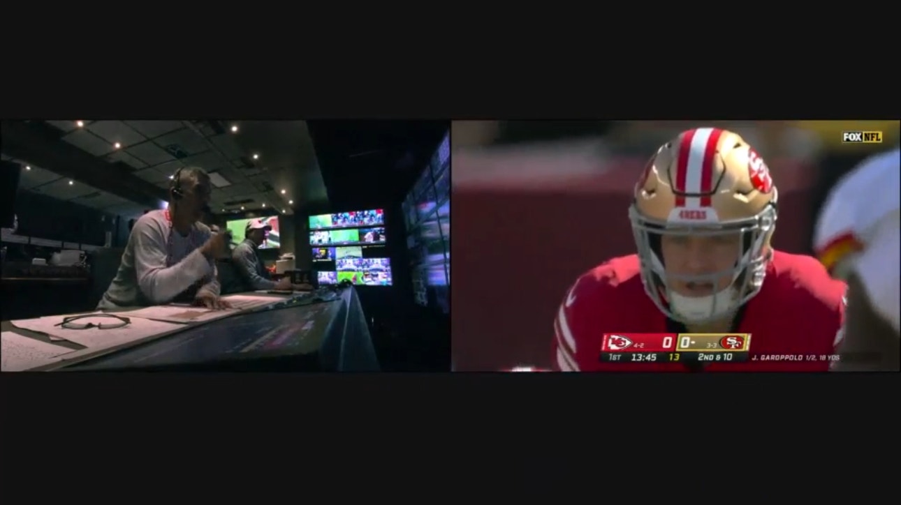 Directing Christian McCaffrey's debut with the San Francisco 49ers