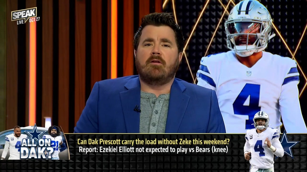 Can Dak Prescott carry the Dallas Cowboys offense in Week 8 vs. the Chicago Bears? | NFL | SPEAK