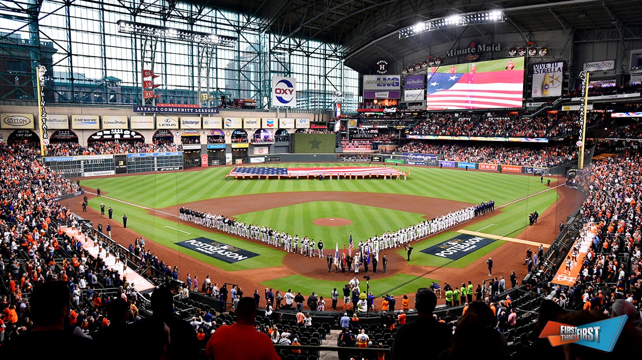 Astros host Phillies in Game 1 of the 2022 MLB World Series | FIRST THINGS FIRST