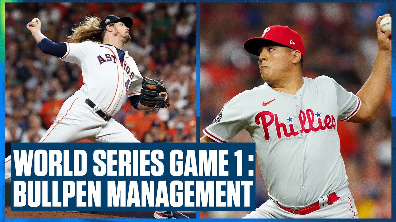 World Series: How Phillies and Astros' bullpen management will affect the rest of the series | Flippin' Bats