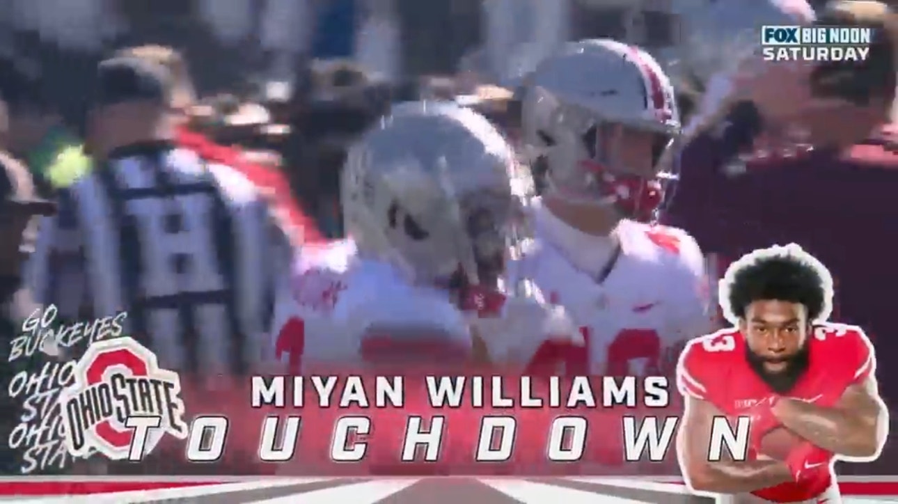 Upon review, Miyan Williams punches it in from three yards out giving Ohio State a 10-0 lead over Penn State