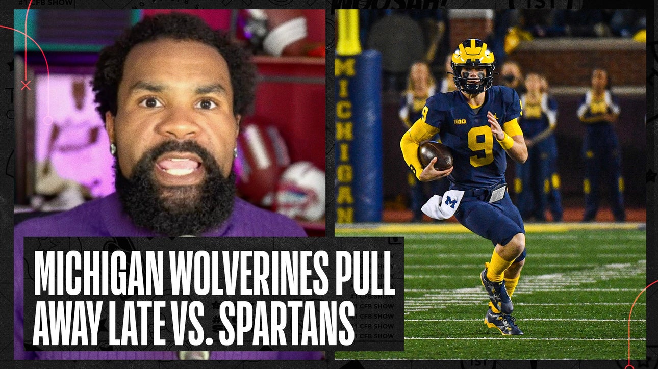 Will Michigan move DOWN the CFB rankings after victory over MSU? | No. 1 College Football Show