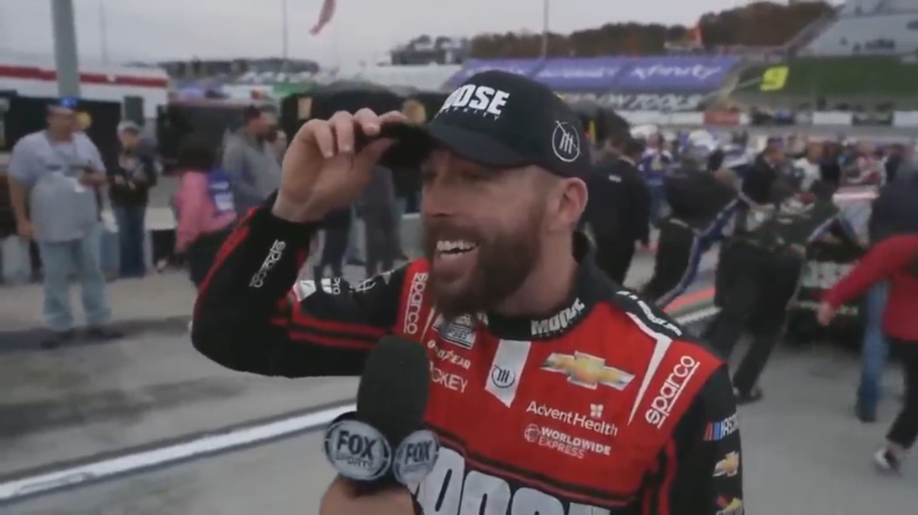 Ross Chastain on his wild final corner move at Martinsville