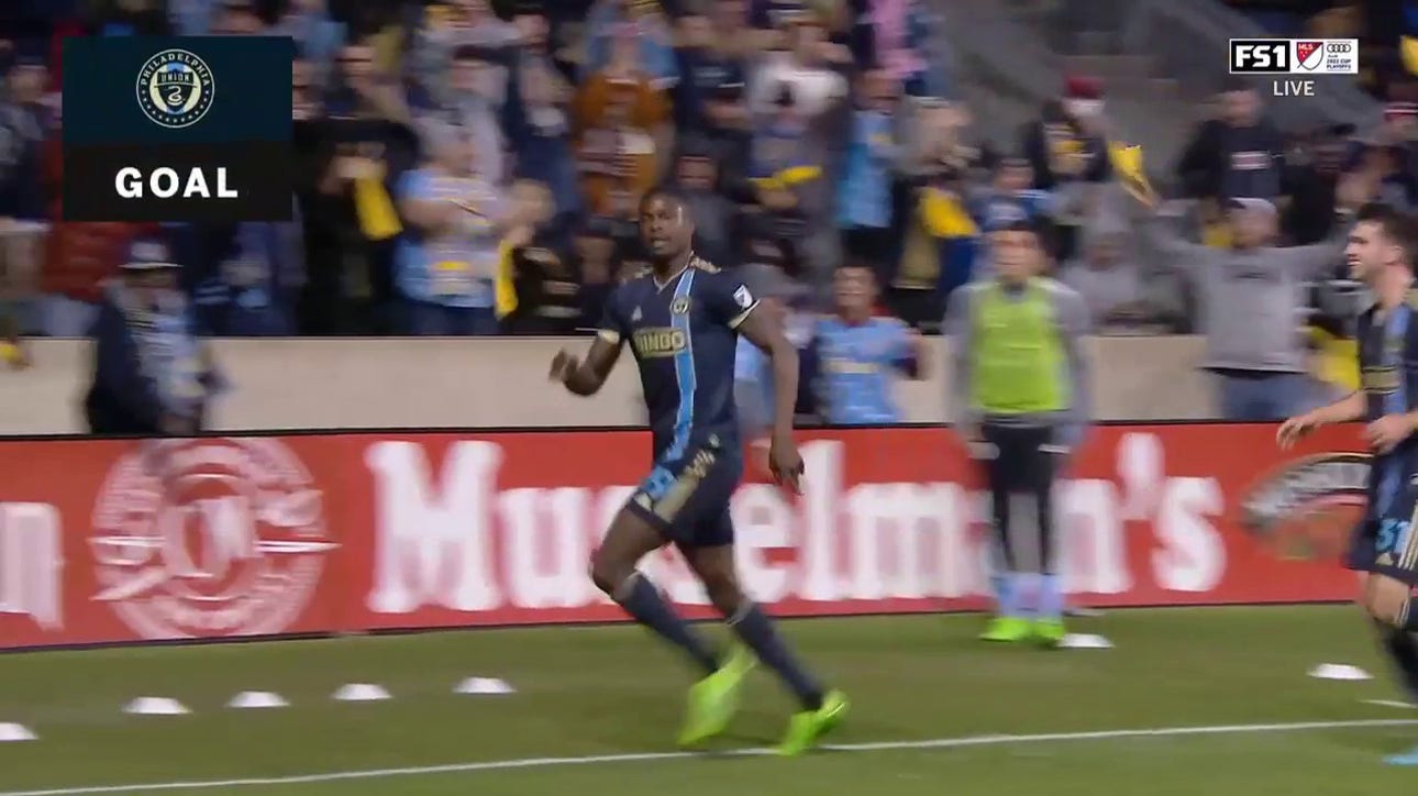 Cory Burke hammers it home to extend Philadelphia Union's lead 3-1