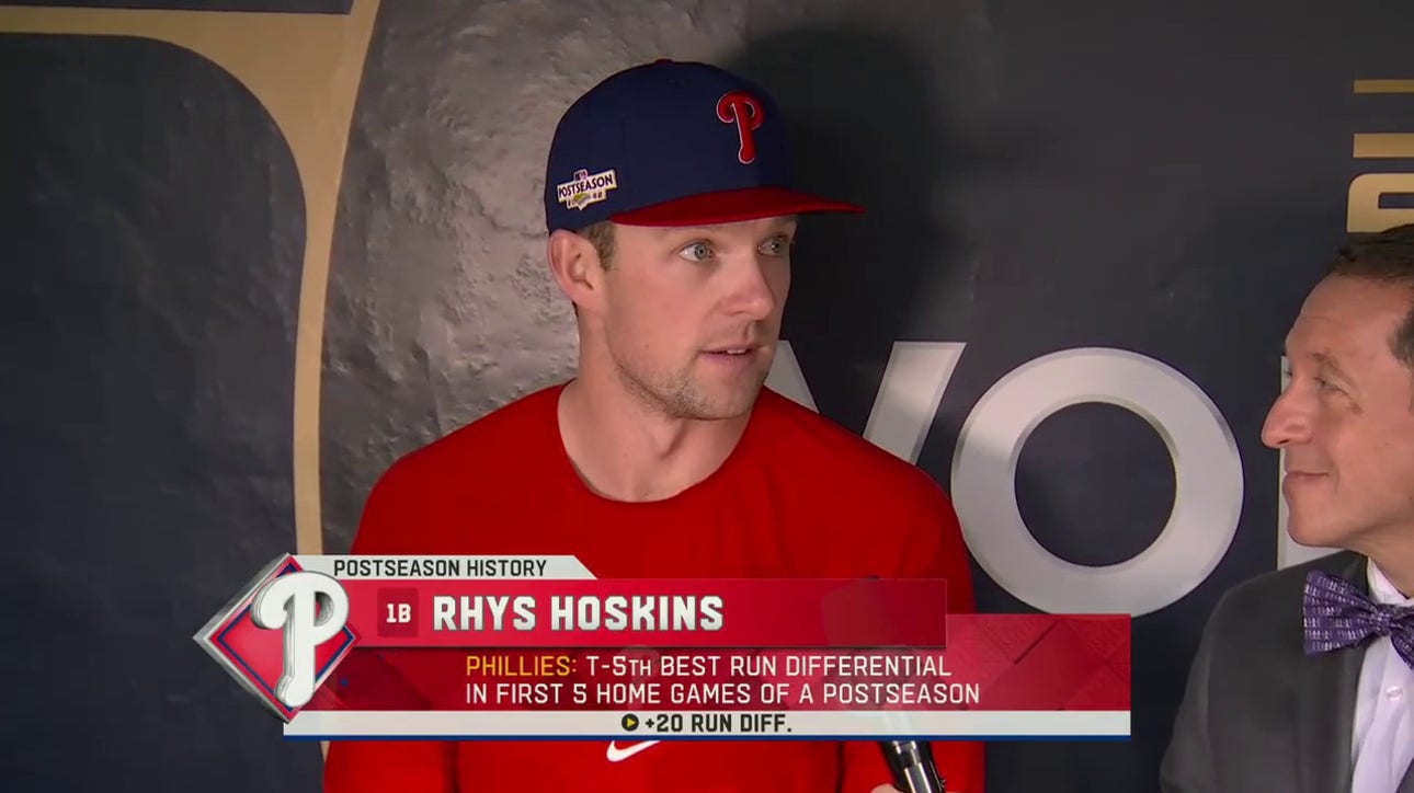 'You feel the energy'- Rhys Hoskins discusses the impact of the Phillies fanbase