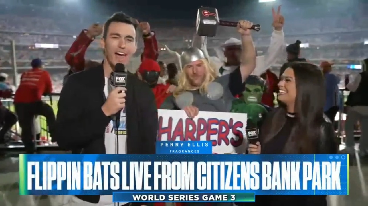 Ben Verlander interviews Thor at Citizens Bank Park before World Series Game 3 | Flippin' Bats