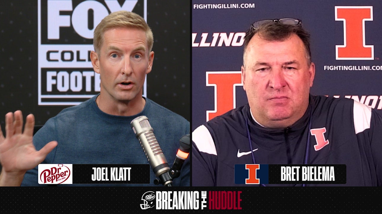 Illinois coach Bret Bielema on the Fighting Illini's season & MSU matchup | Breaking the Huddle