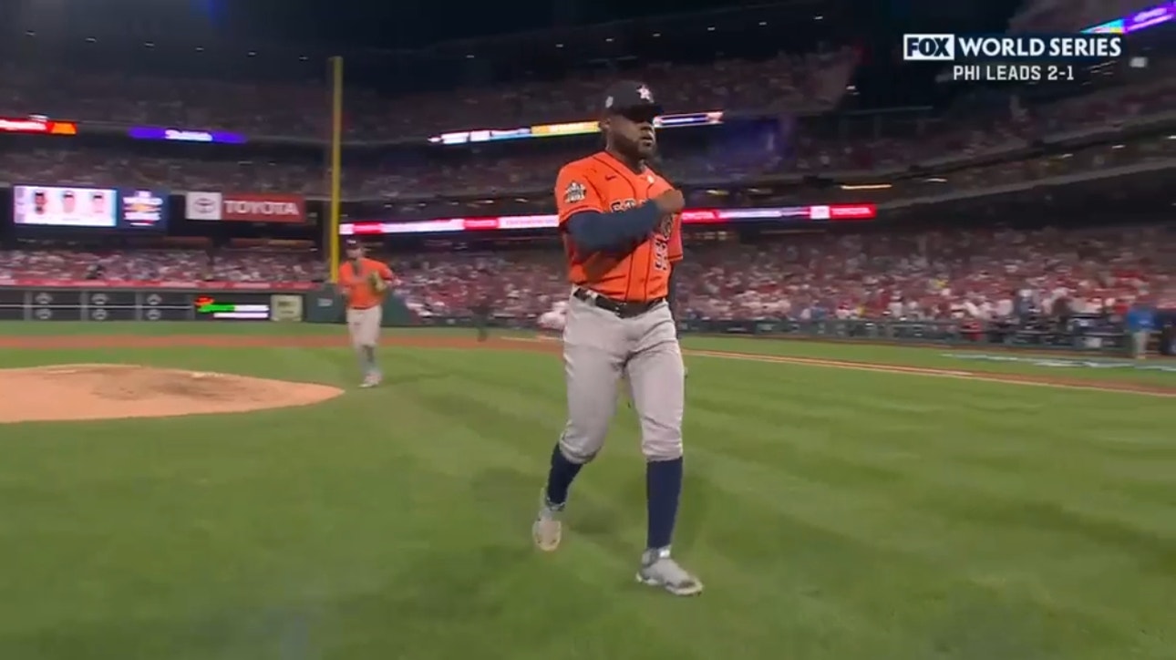Astros' Cristian Javier has no-hitter through six innings