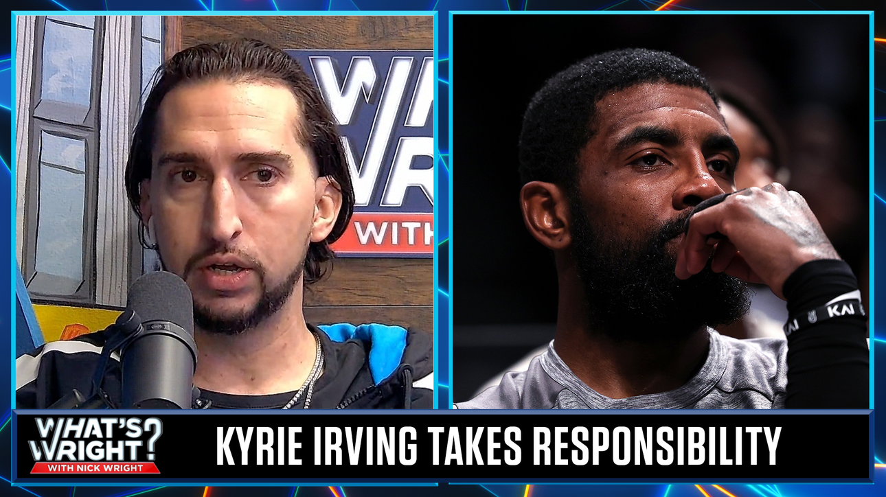 Nick's gut reaction to Kyrie's controversial social media posts | What's Wright?