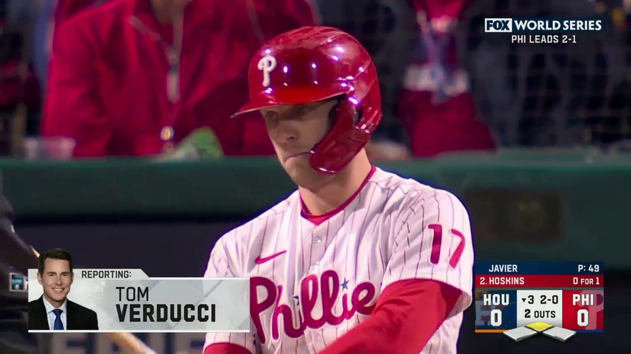 Tom Verducci talks about Rhys Hoskins' wife, Jayme, buying beer for Phillies fans