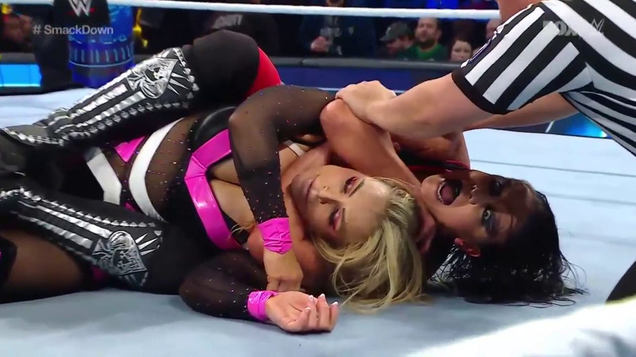 Shayna Baszler brutalizes Natalya as Ronda Rousey has her back | WWE on FOX