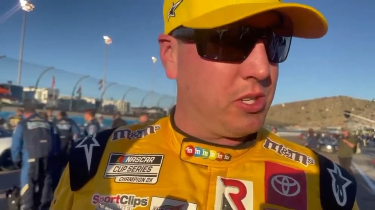 An emotional Kyle Busch on his final race with Joe Gibbs Racing and what he will remember about Coy Gibbs